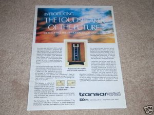 ESS Heil Transar Speaker Ad from 1978,Article, Rare Ad!