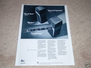 DBX Soundfield Ten,One Speaker Ad,1985,Article,Nice Ad!