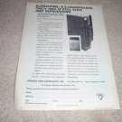 Klipsch X-3,Klipschorn, Ad,1968, very rare! History!