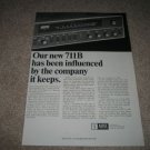 Altec Lansing 711b Receiver Ad from 1965