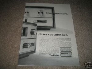 Fisher TX-200,TFM-200 Tuner,Amp Ad 1965