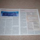 Akai GX-9 Cassette Review, 1985, 2 pgs, Full Test,RARE!