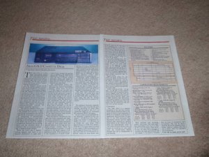 Akai GX-9 Cassette Review, 1985, 2 pgs, Full Test,RARE!