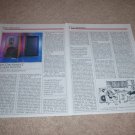 ADS L780 Speaker Review, 1986, 2 pgs, Full Test, RARE!