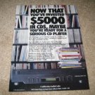 California Labs DX-1 CD player AD from 1994