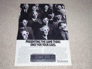 Technics SA-R477 Receiver Ad, 1989, Article, Rare Ad!