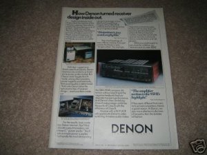Denon 95VR Ad from 1987, near mint