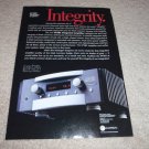 Mark Levinson No 383 Integrated AMp Ad from 2000