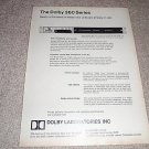 Dolby Labs "A" Noise Reduction Unit Ad from 1971,RARE!