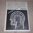 Omnisonix Imager 801-a Ad, 1981,Article, Rare 1 page