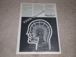 Omnisonix Imager 801-a Ad, 1981,Article, Rare 1 page