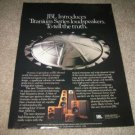 JBL Titanium Series Speakers Ad from 1985,beautiful!