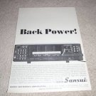 Sansui Stereo 5000 Receiver AD from 1968,specs