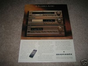 Marantz Ensemble 9 Audio Ad from 1994,CD,Cass,Receiver