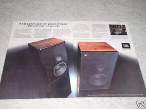 JBL L110 Speaker Ad, 2 pgs,Article, rare Ad! 1978