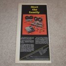 Revox A700,A77,Mixer, A722 Open Reel Ad, 1970, 6"x9"