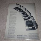 Tannoy/Micro Turntable Ad,1975,Entire Line, Rare!