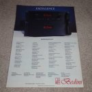 Bedini Ad,SA-502 Amplifier, SC-500 Preamp, 1988,Class A