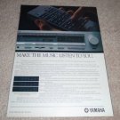 Yamaha R-100 Receiver Ad from 1983, specs