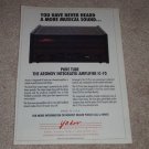 Yakov Aronov IC-70 Tube Amplifier Ad, 1993, Article