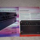 Adcom GFA-535,545 Amps Ad,GTP-500 Pre,4 pgs, Article