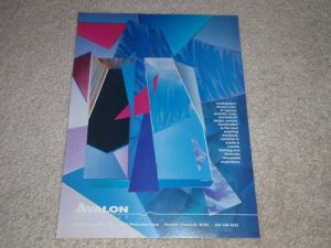 Avalon Speaker Ad, 1991, Work of Art! Frame it!