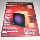 Bag End Subwoofer Ad from 1996,Infrasub 18