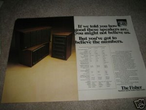 Fisher ST-500,ST-530,ST-550 Speakers Ad from 1973,2 pg