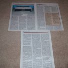 Revox B285 Receiver Review, 3 pgs, 1986, Full Test