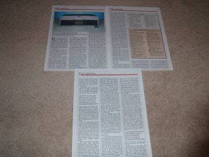 Revox B285 Receiver Review, 3 pgs, 1986, Full Test