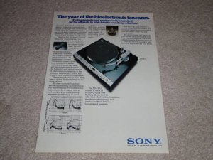 Sony PS-X75 Turntable Ad,1979,Article,color