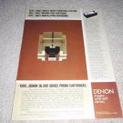 Denon DL-300 Turntable Cartridge Ad from 1980