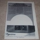 Kyocera R-851 Receiver Ad,1978, Article, specs