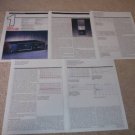 Sony CDP-X77ES Cd Player Review,1990,5 pgs,full test!