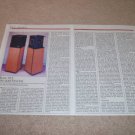 Bose 10.2 Speaker Review,1986,2 pgs,full test,specs