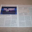 Bang & Olufsen Beogram CDX Review,1986,2 pgs,Full Test!