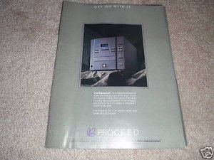Proceed CD Player Ad from 1990, High end!!
