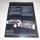 Sonic Frontiers Ad,TUBE Line 3 Preamp,1 page,RARE! 1997