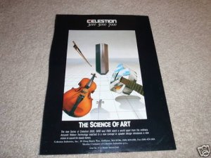 Celestion 3000,5000,7000 Series Ad from 1990