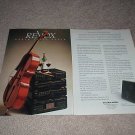 Revox B200-S system 2 page Ad from 1989,Tape,CD,amp,FM