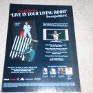 David Bowie, David Live,Stage DVD/CD Ad, 2005,1 page