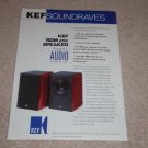 KEF RDM Speaker Ad, 1997, Article, rare Ad!