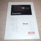Adcom GCD-750 CD Player Ad from 1997,specs, High-End!
