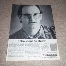 Klipsch Heresy II Speaker Ad from 1988, nice!
