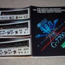 Sansui 4 Page Ad,G-7700,6700,5700,4700,full specs, Nice