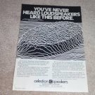 Celestion Speaker Ad, 1981,1 pg, Ultra Ditton Line