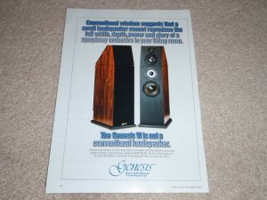 Genesis VI Speaker Ad, 1995, Beautiful Ad!