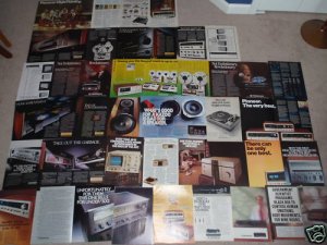 Pioneer Ads on CD,Elite, Brochures, 41 total! Receiver
