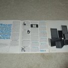 Fisher Speaker Ad, 1971, 4 pgs,XP-9c,7c,66c,65-k,60c,56