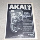 Akai Open Reel/Cassette GX-1900d Ad, 1972,Article,RARE!